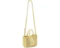 Мини сумка тоут Rebecca Minkoff Mini Tote из соломки с полосатым узором