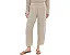 Petite Organic Linen Ankle Pleated Lantern Pants