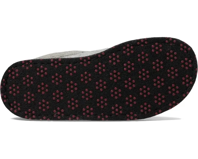 Тапочки Haflinger Songbird из вареной шерсти с противоскользящей подошвой