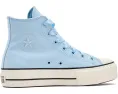 Converse Chuck Taylor All Star Lift Platform высокие кроссовки на платформе из персиковой канвы