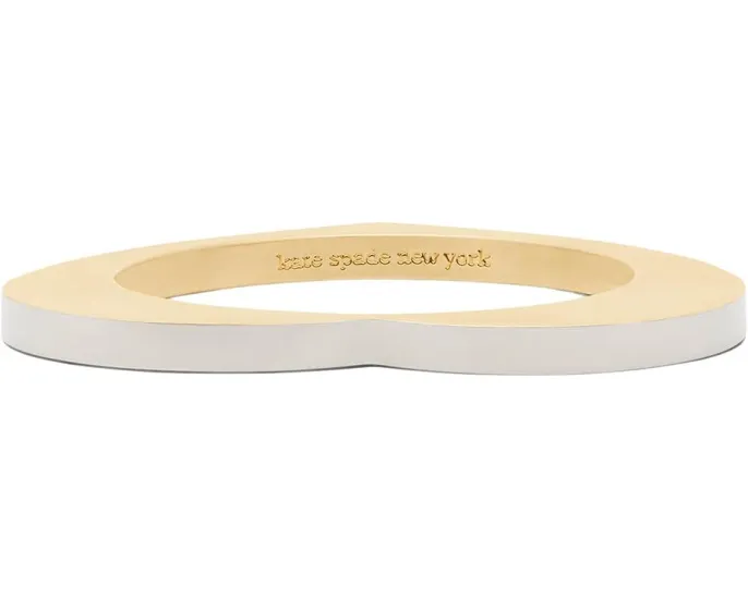 Браслет Geo Pop Heart Bangle с кубическим цирконием от Kate Spade New York