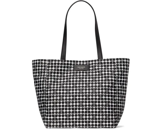 Большая сумка тоут Noel с принтом из ткани Kate Spade New York и тремя карманами