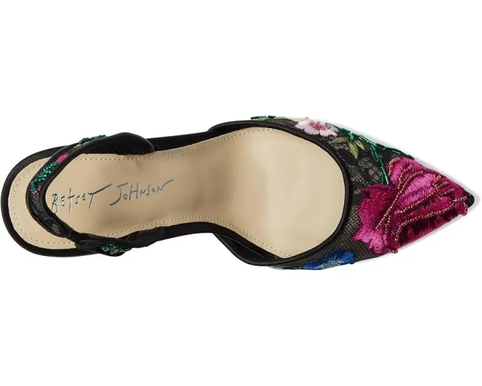 Туфли лодочки Blue by Betsey Johnson April Pump с вышивкой цветка