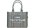 Большая сумка-тоут Marc Jacobs из полосатого холста