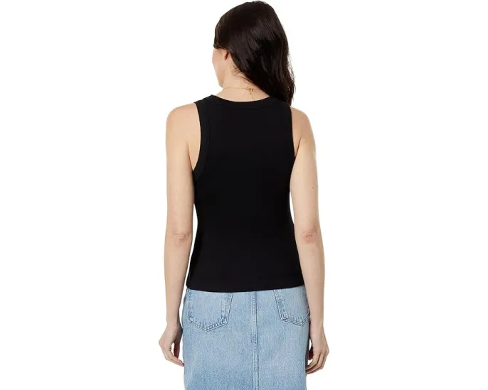 Кроп-топ Michael Stars Gina с широкой бейкой и высоким воротом