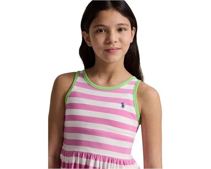 Striped Cotton Jersey Dress (Big Kid)