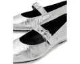 FitFlop Delicato Metallic Mary Janes на плоском ходу