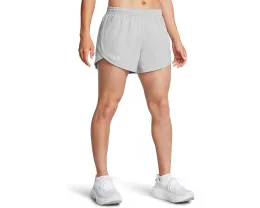 Шорты Under Armour Fly By Heathered с сетчатыми вставками и вшитым шортами