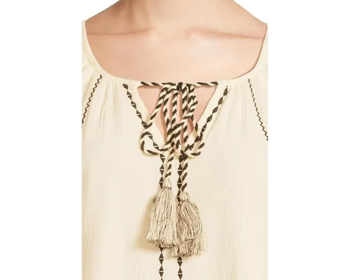 Блуза Liverpool Los Angeles с длинным рукавом реглан и вышивкой