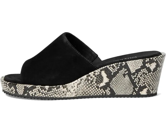 Сандалии Vaneli Calla на платформе с открытым носком и верхом из нубука