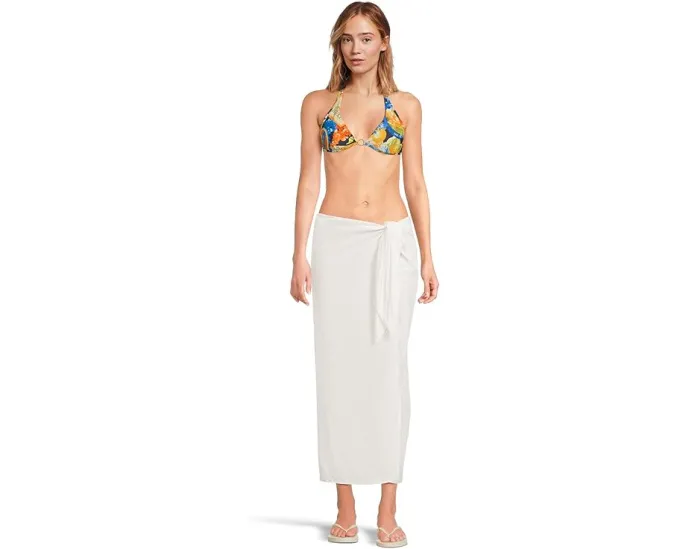 Купальник Seafolly Ciao Bella Long Line Halter Bra с регулируемыми завязками