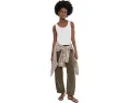 Топ Madewell (Re)Generative Cotton с рибленой фактурой и округлым вырезом