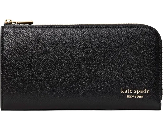 Континентальный кошелек Devin на молнии из шагреневой кожи Kate Spade New York