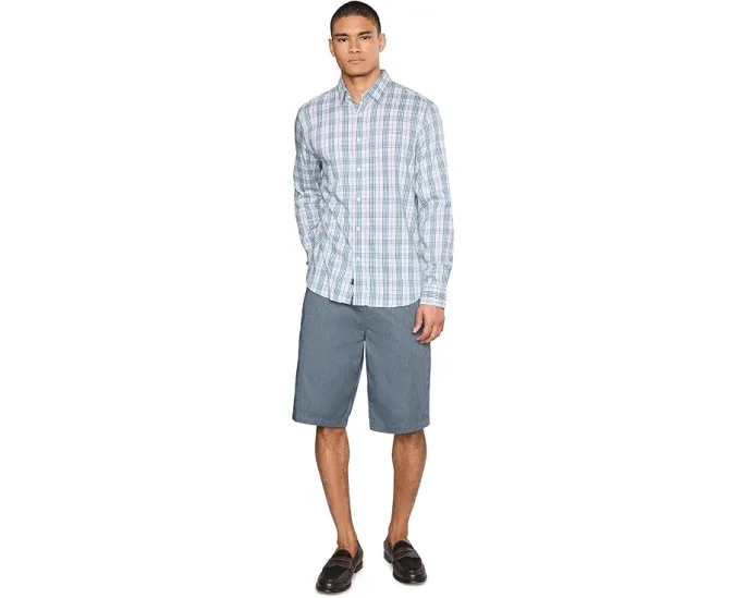 Рубашка Faherty The Movement Shirt в клетку с расслабленным кроем