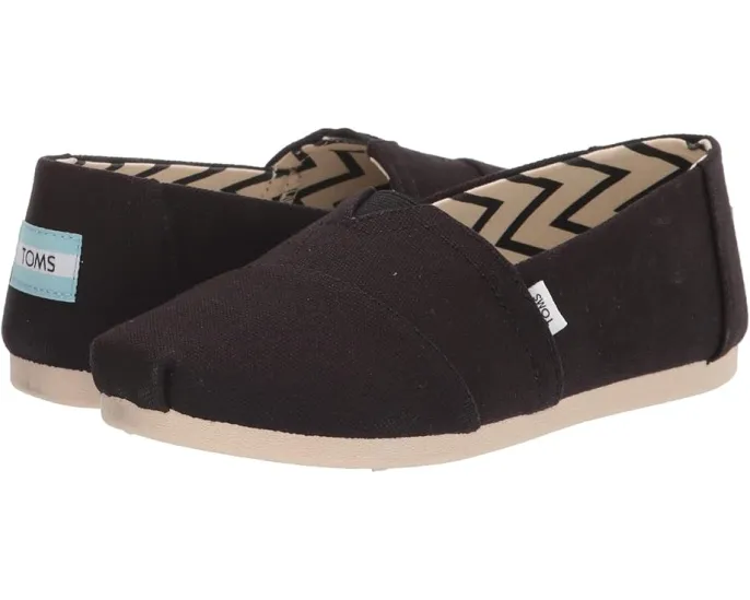 Классические альпаргаты TOMS с текстильным верхом и резиновой подошвой
