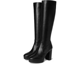 Stuart Weitzman высокие сапоги Dayna Platform на платформе с круглым носком