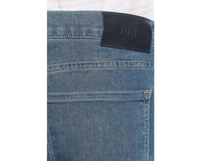 Джинсы Federal Transcend Slim Straight от Paige в среднем стирке