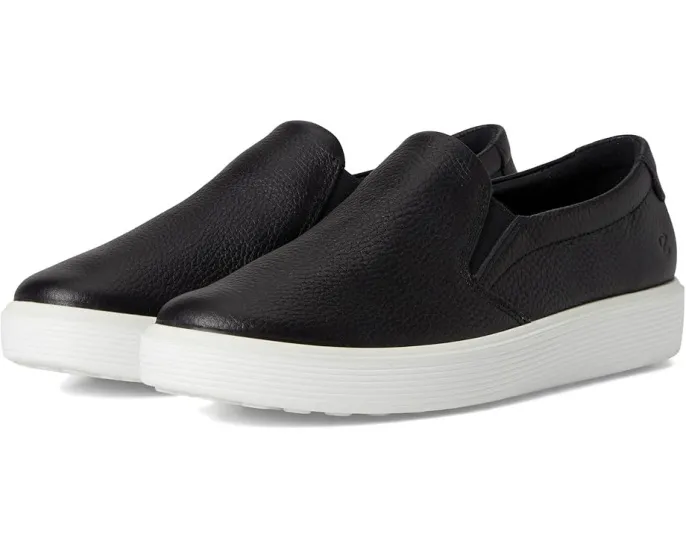 Кроссовки ECCO Soft 60 Premium Slip-On из мягкой кожи с эластичными деталями