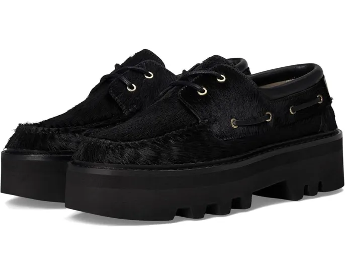 AllSaints Aastha лоферы на платформе с меховым верхом