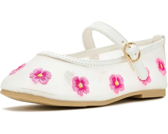 Сандалии с сеткой и цветочным принтом от Janie and Jack