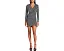 Платье Betsey Johnson Metallic Knit Faux Wrap с эффектом обертывания