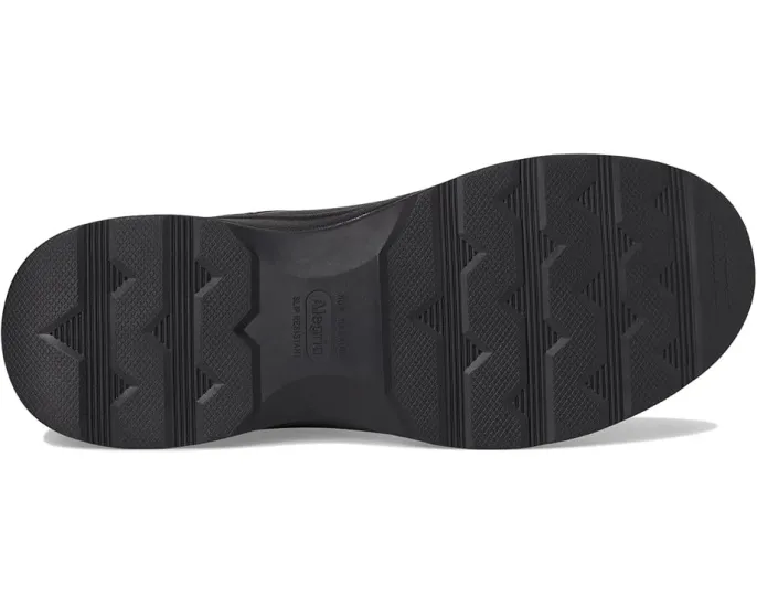 Зимние кожаные ботильоны Alegria Jerica на низком квадратном каблуке с молнией сзади