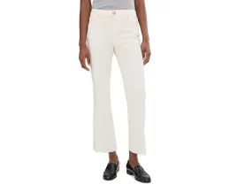 Джинсы KUT from the Kloth Kelsey с высокой талией и расклешенным низом raw hem