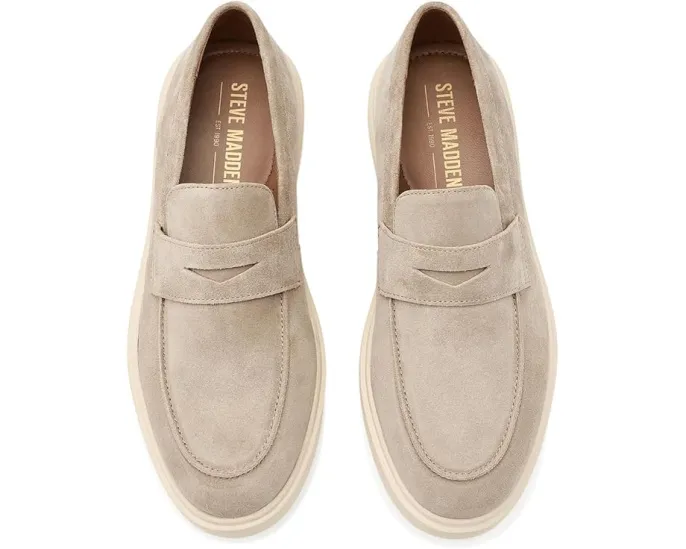 Мокасины Prestonn Steve Madden из замши на резиновой подошве