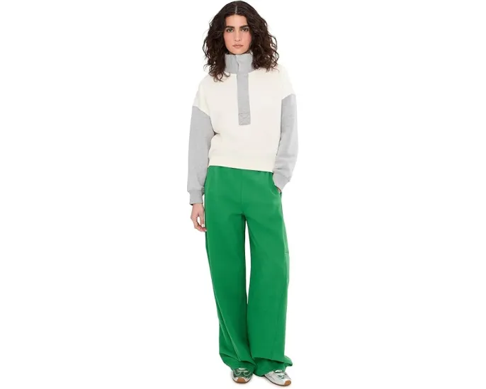 Свитшот Free People Color-Block Timeless из флиса с эффектом burnout