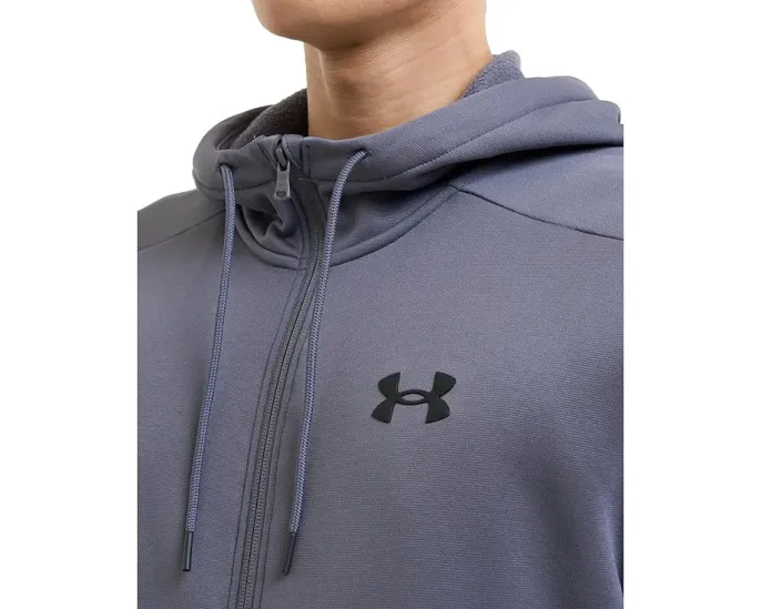 Толстовка Under Armour Armour Fleece Full Zip с капюшоном и технологией Storm