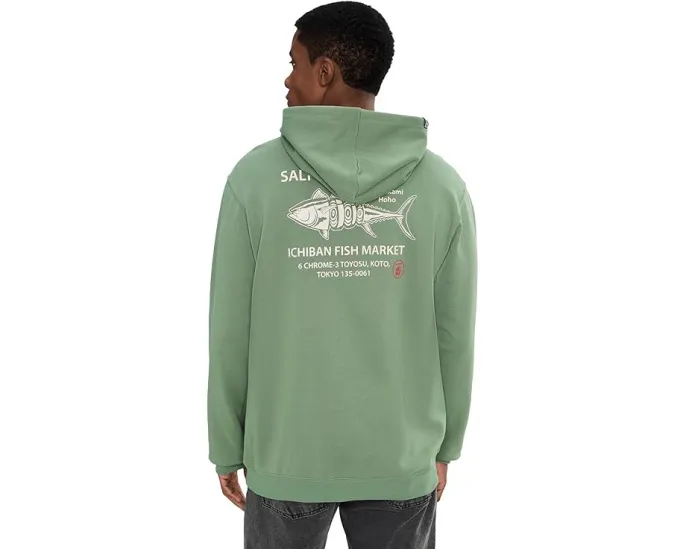 Толстовка Salty Crew Ichiban Fleece с капюшоном и принтом на груди и спине