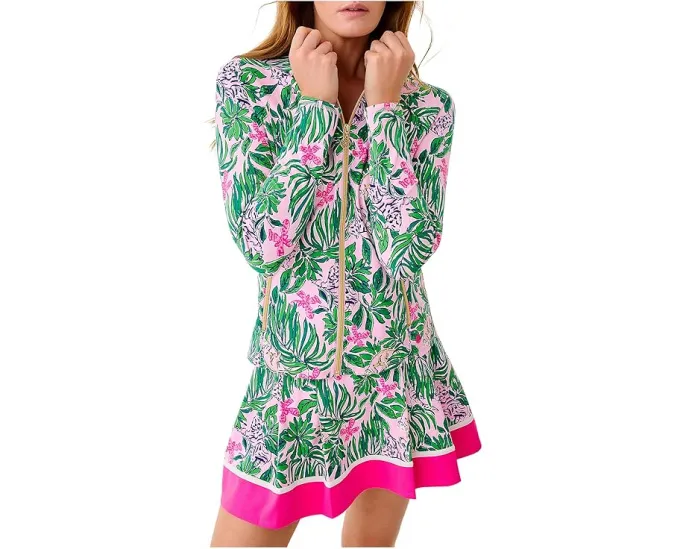 Lilly Pulitzer Юбка-шорты Cilia с высокой посадкой и защитой UPF 50+