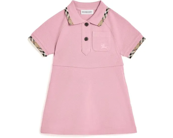 Платье Romola от Burberry Kids для малышей с контрастным принтом