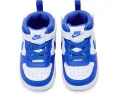 Детские кроссовки Nike Court Borough Mid 2 с застежкой на липучке из кожи