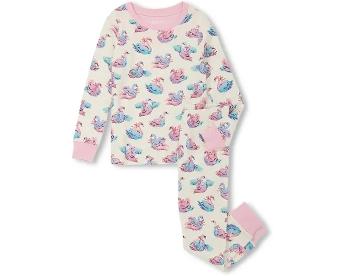 Hatley Детский комплект пижамы из хлопка с ярким принтом