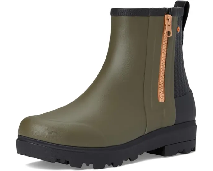 Сапоги Bogs Holly Rain Zip с круглым носком и плоским каблуком