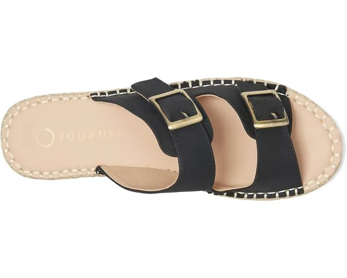 Сандалии Journee Collection Tresah с несколькими ремешками и дизайном эспадрильи