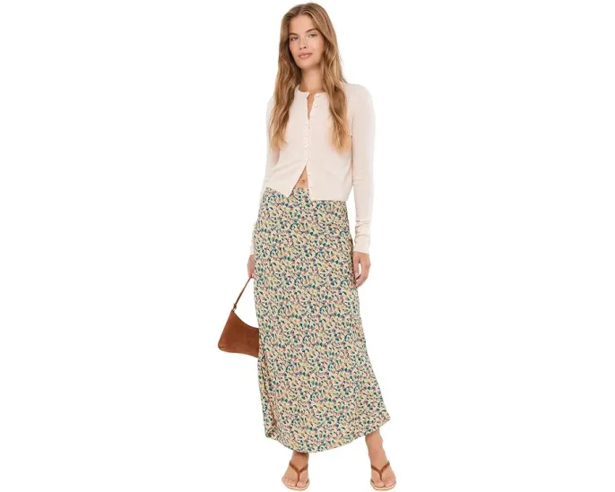 Юбка Free People Bonita с принтом и широкой резинкой