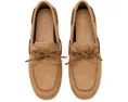 Кроссовки Sperry Slimboat из темно-коричневой кожи с 360° шнуровкой