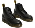 Ботинки Dr. Martens 101 Yellow Stitch с гладкой кожей и классической строчкой