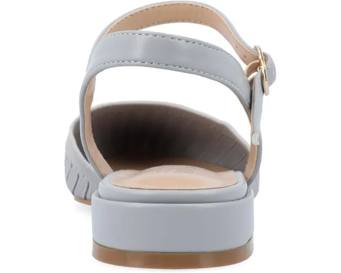 Балетки Ansley Flats с острым носком и регулируемой пряжкой Journee Collection