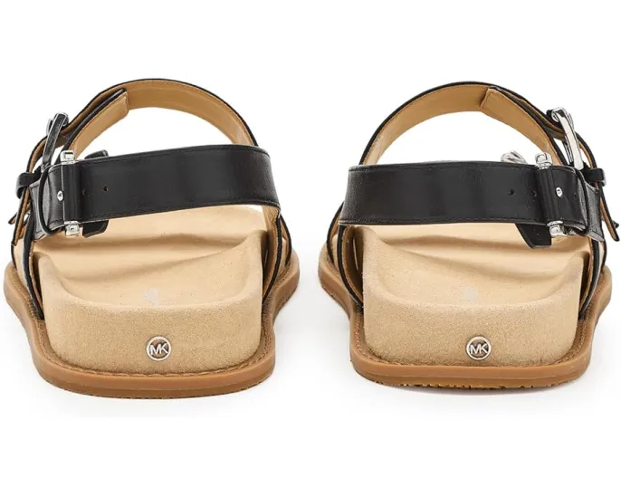 MICHAEL Michael Kors босоножки Nia Flat Sandals с формованной стелькой и пробковой подошвой
