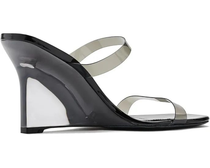 Stuart Weitzman босоножки Vinnie Lucite Slide 85 на каблуке 10 см