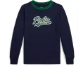 Футболка Polo Ralph Lauren Kids с длинным рукавом и логотипом для малышей