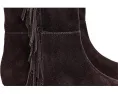 Ботильоны Madewell Lia из замши с бахромой на массивном каблуке