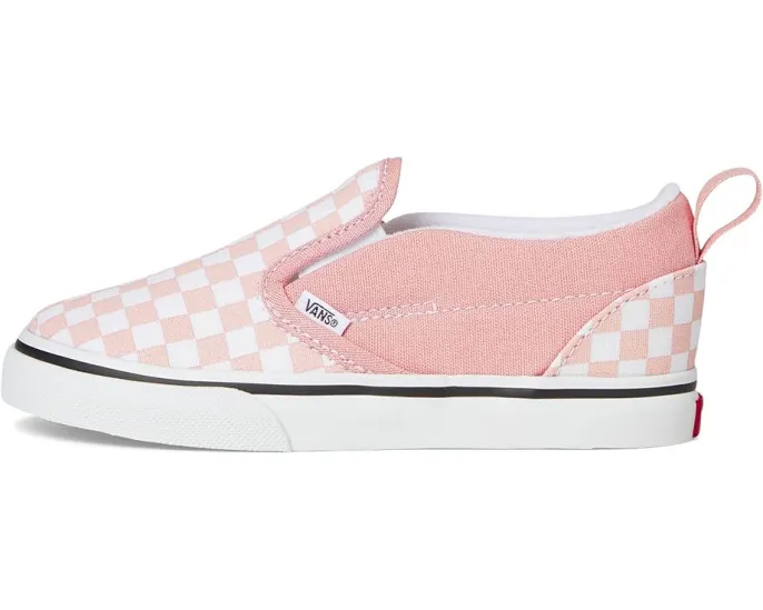 Детские кеды Vans Slip-On V для малышей с принтом и резиновой подошвой