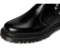 Chelsea ботинки Dr. Martens 2976 Harness из черной анилиновой кожи с декоративными шпильками