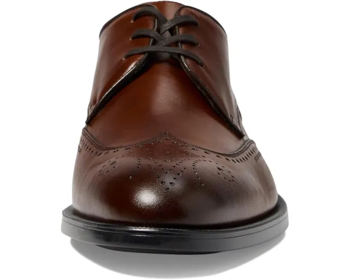 Оксфорды Johnston & Murphy Flynch Wing Tip из кожи со стеганым носком