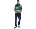 Поло Polo Ralph Lauren Classic Fit Striped Mesh из дышащего хлопка
