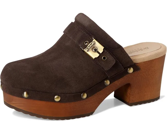 Клоги Dr. Scholl's Original Joy из кожи с декоративной пряжкой и стелькой BLOOM